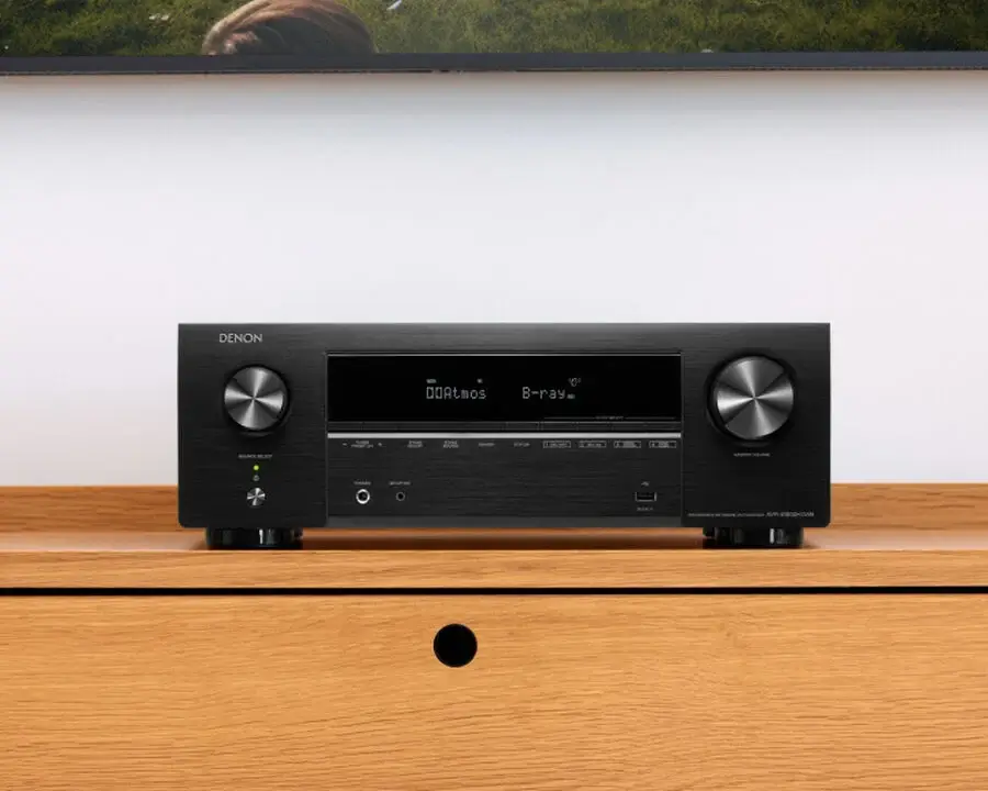 DENON AVR-X1800H-K / ほぼ新品 Denon AVR-X1800H DAB | Amplituner 8K i dźwięk 3D | DENON Kolor Czarny